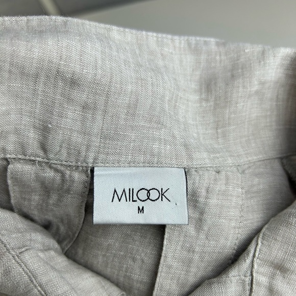 MILOOK Women’s Tina Dress  Size M 100% Linen. - Picture 15 of 17